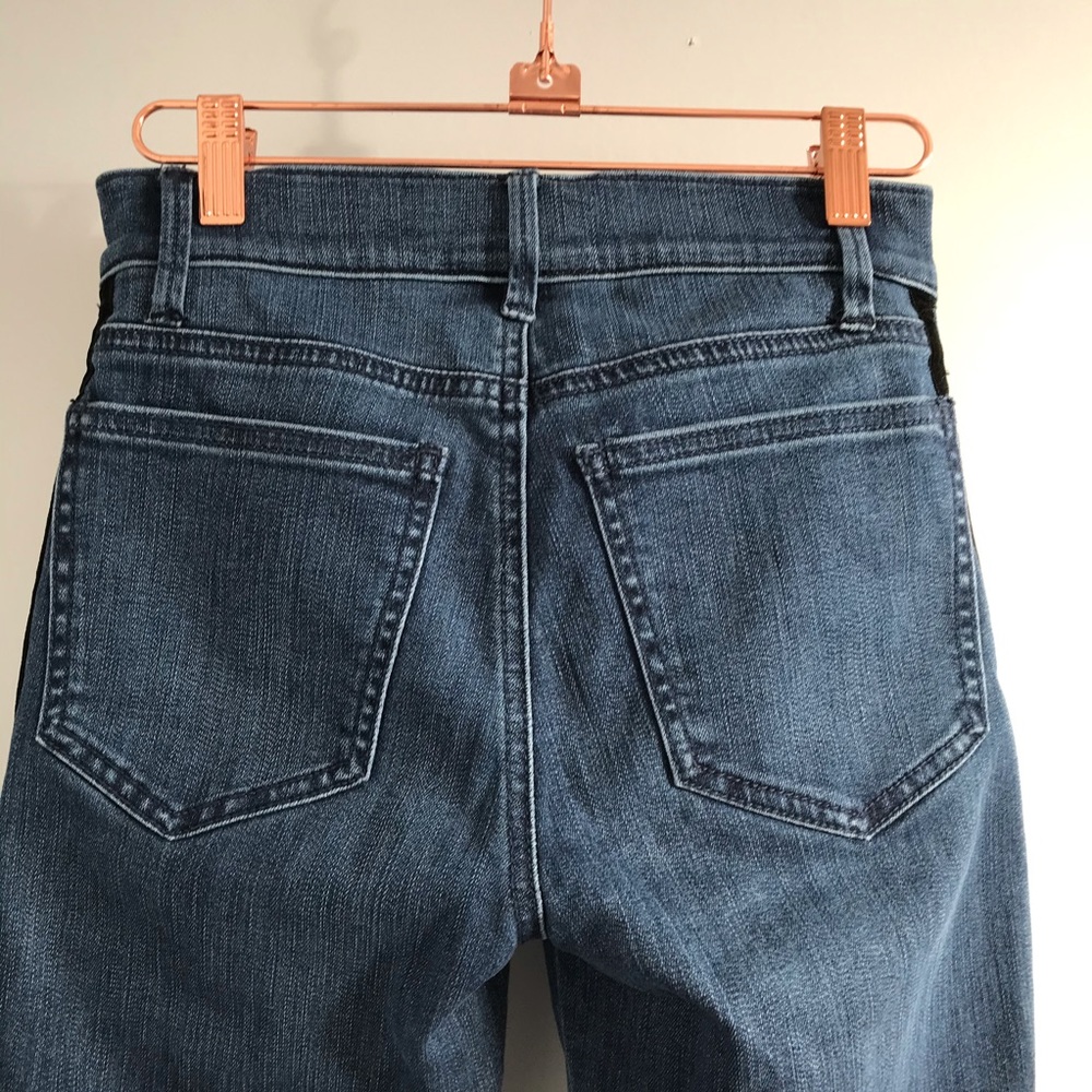 Ann Taylor Side Striped The Skinny Blue Jeans 2P - Picture 4 of 7